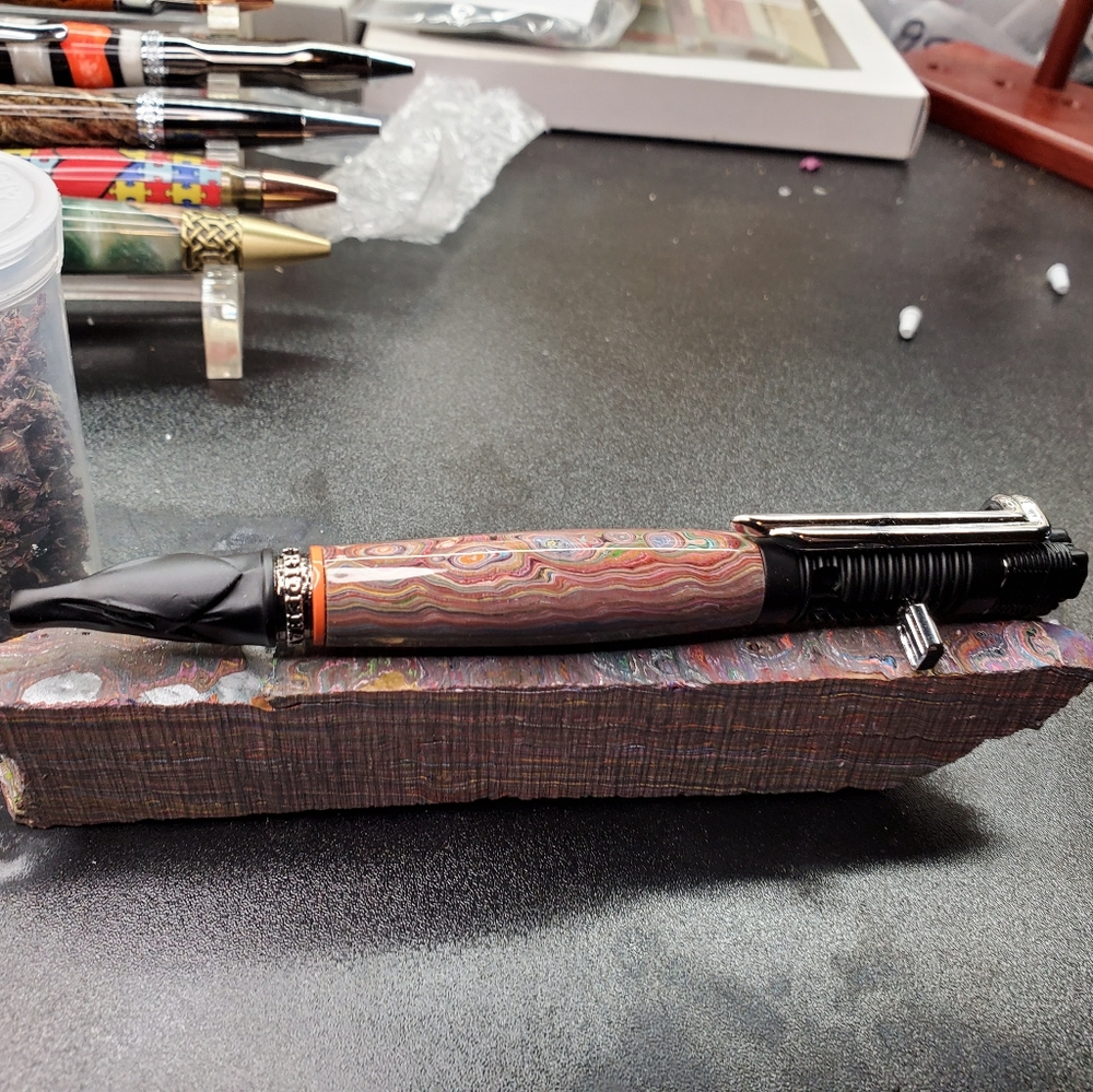 Handmade - "Cadillac Ranch" Motorcycle Pen